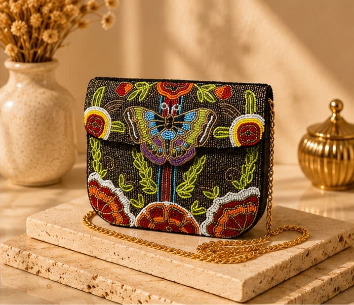 Farfalla Butterfly Flap Bag